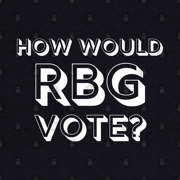 How Would RBG Vote? Political by MalibuSun